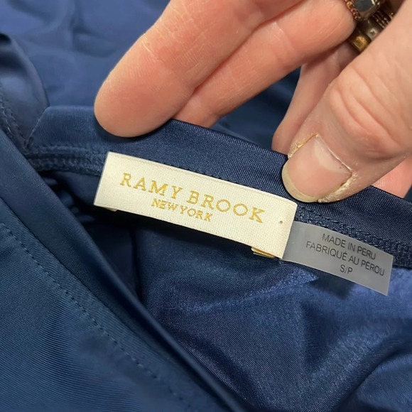 Ramy Brook Blue Erica Top Size Small - Picture 10 of 10